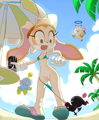 cream the rabbit hentai fff chao cream rabbit dark greenhand hero sonic team