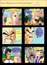 dbz vegeta hentai photos original comic crossover dragon ball fluttershy nappa vegeta little pony friendship magic