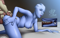 dejah thoris hentai garrus vakarian liara tsoni oni mass effect hentai