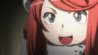 devil survivor 2 hentai devil survivor airi summoner happy smile excited genki scraf red hair spring week anime review
