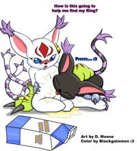 digimon gatomon hentai helping gatomon mouse blackgato nia dears hentai