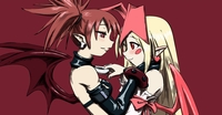 disgaea etna hentai girls breasts disgaea bat wings choker demon