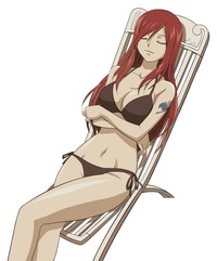 erza hentai doujin erza enjoying sunset zagtul favourites