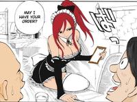 erza hentai doujin erza sexy waitress fuyumine who think hottest cutest anime character page