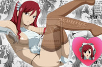 erza hentai manga erza armor seduction zephixe hwcui art surrender