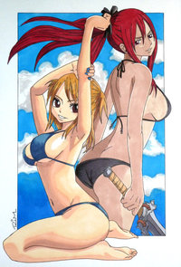 erza hentai manga pre lucy erza akabruce art