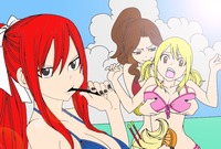 fairy tail juvia hentai fairy tail chapter lineart lucy cana erza hiox