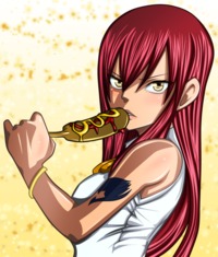 fairy tell hentai pre erza eating corndog fairy tail mokalala morelikethis artists manga digital