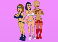 family guy simpsons hentai cdd american dad family guy hayley smith lisa simpson meg griffin fear simpsons