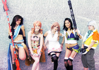 final fantasy 13 serah hentai ffxiii girls cosplay fang vanille serah lebrau hope oerba yun gallery