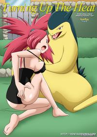 flannery hentai game pokemon hentaidesires turning warmth flannery finds out largest pokemons are usually also wildest