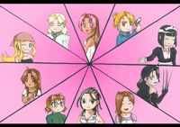 fma rose hentai chibi fma girls collab lovelykouga morelikethis fanart manga traditional movies