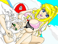 fma winry hentai winry beach party fullmetal alchemist kwokheichan emlh sexy