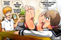 foot worship hentai alyt art ichigo yuzu commission ver