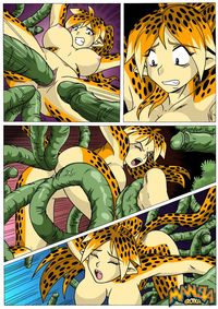 furry tentacle hentai cheetah hentai comic tentacles catgirl comics sexy attachment