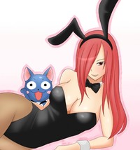 g hentai fairy tail erza scarlets bunny suit fairy tail hentai media