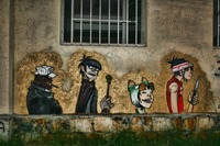 gorillaz hentai albums spankystokes trustpigs street art kragujevac serbia gorillaz artist jamie