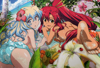 gurren lagann hentai nia gallery gurren lagann scans animewapers bikini feet nia swimsuits tengen toppa yoko foro