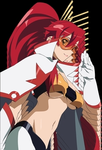 gurren lagann hentai yoko gallery gurren lagann scans animewapers bikini extraction tengen toppa thighhighs vector yoko