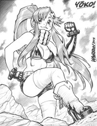 gurren lagann yoko hentai game pre yoko from gurren lagann adamwarren morelikethis collections