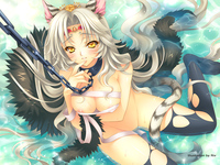neko hentai anime hashbrowns var albums hentai pictures animal ears nude breasts chained collar neko tail wet water anime