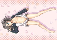 neko hentai anime konachan blush breasts hentai ouji warawanai neko artifacts kouda tomohiro nipples nopan open shirt tsutsukakushi tsukiko show