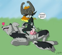 princess midna hentai legend zelda link midna twilight princess wolf zenu