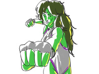 red she hulk hentai dsc hulk lesam morelikethis fanart digital drawings books