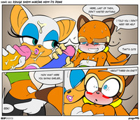 rouge the bat hentai pics evilkingtrefle rouge showing marine how its done pictures user