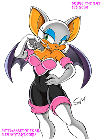 rouge the bat hentai pics rouge bat color version simonesan