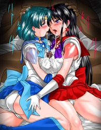 sailor moon mars hentai lusciousnet sailor mars kissing mer pictures album scouts hentai pics mercury