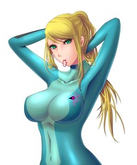 samus aron hentai wallpapers ske samus aran blondes blue eyes hentai