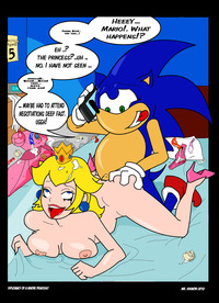 sonic and mario hentai media original crossover sonic team super mario bros princess peach