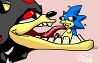 sonic and shadow hentai shadow sonic tisbutascratch art