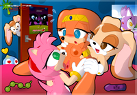 sonic blaze hentai fddd amy rose blaze cat cheese chao cream rabbit sonic team tikal echidna vanilla doll maker