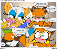 sonic cartoon hentai rouge showing marine how its done sonic hedgehog wip