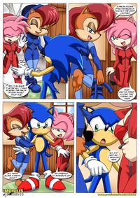 sonic sally hentai data edef show amy rose anthro bbmbbf breasts chipmunk clothing