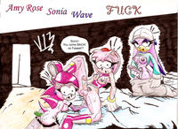 sonic wave hentai amy rose sonia wave cum orgy sluts