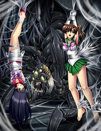 spider riders hentai art sailor mars jupiter