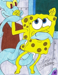 sponge bob square pants hentai chibi chu pictures user spongebob tentacles