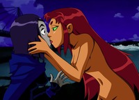 starfire hentai zone pictures user starfire kisses raven page all