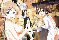 strike witches hentai pics gallery misc ero strike witches yoshika sanya lynette hadaka apron yokochichi