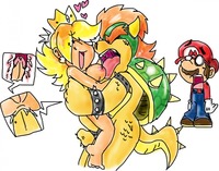 super mario bros hentai media bowser koopa mario princess peach super bros hentai