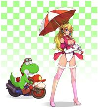 super mario bros hentai bade gamer girls mario kart envoyofhorizon princess peach