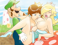 super mario galaxy hentai aeb super mario bros princess rosalina daisy galaxy luigi madefromlazers comment