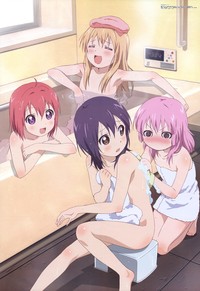 top yuri hentai gallery misc ero yuru yuri bathing megami anime