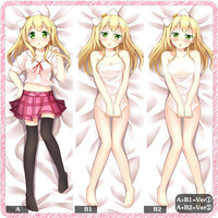 hentai pillow wsphoto anime hentai ouji warawanai neko azusa dakimakura large pillow case soft body cover item free shipping hugging double printing