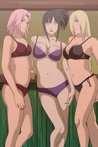 hentai sakura and hinata haruno sakura hinata hyuga ino yamanaka darkalx naruto hentai