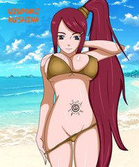 hentai sexy galleries kushina bikini beach hot sexy