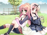 hentai visual novel wallpaper visual novels garden cuffs himemiya ruri knee socks anime